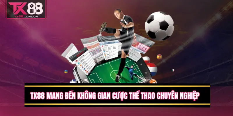 TX88 mang đến cho người chơi không gian cá cược thể thao chuyên nghiệp